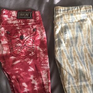 Size 28 Miss Me & Free People pants